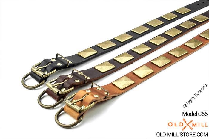 Handmade Dog Collar. Available colors: Black, Brown, Tan